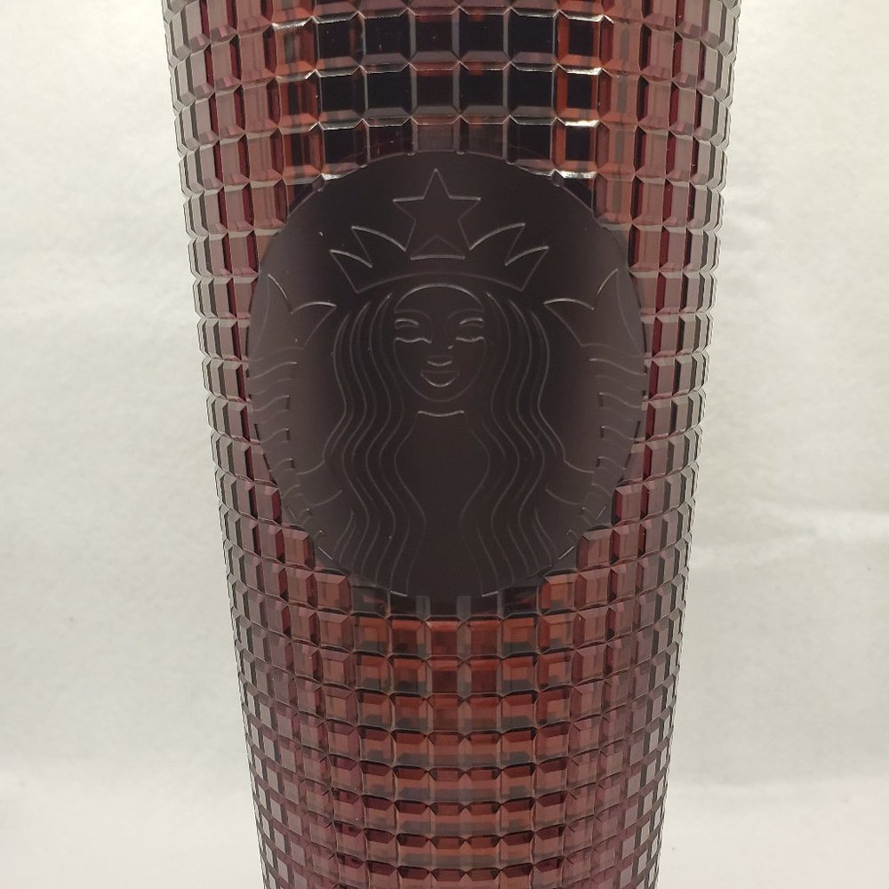 Starbucks Tumbler-Maroon Studded